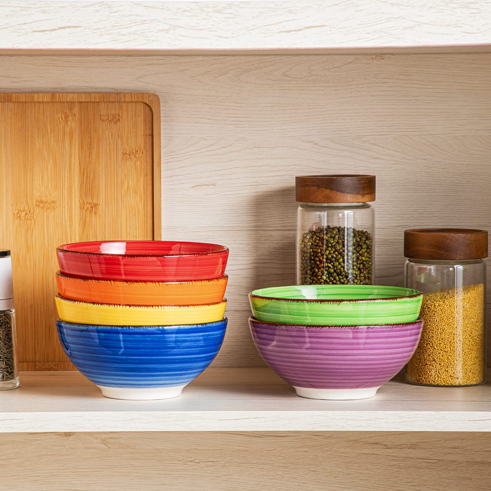 Vancasso Bonita tazones cereal material cerámico durable y resistente.