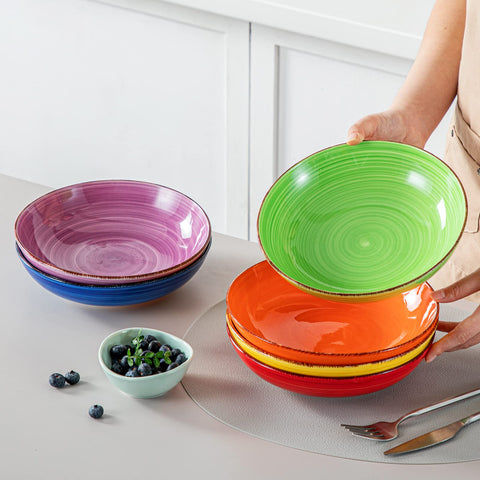 Vancasso Bonita tazones diseño colorido 01: añaden color y carácter a la mesa.
