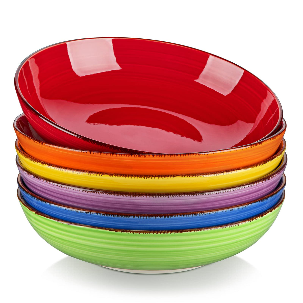 Vancasso Bonita tazones pasta 01: tazón amplio ideal para porciones de pasta.