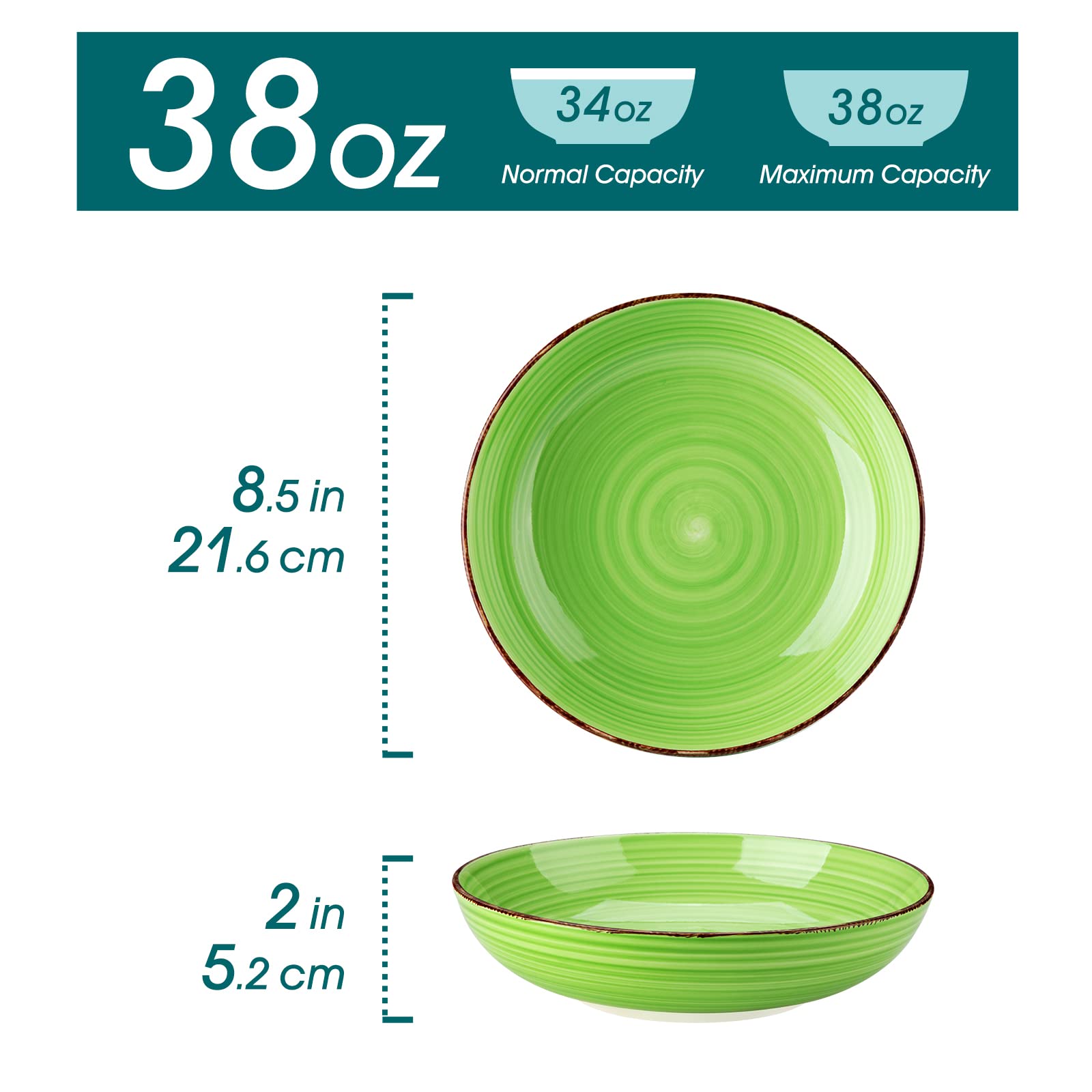 Vancasso Bonita tazones pasta 02: perfectos para ensaladas abundantes.