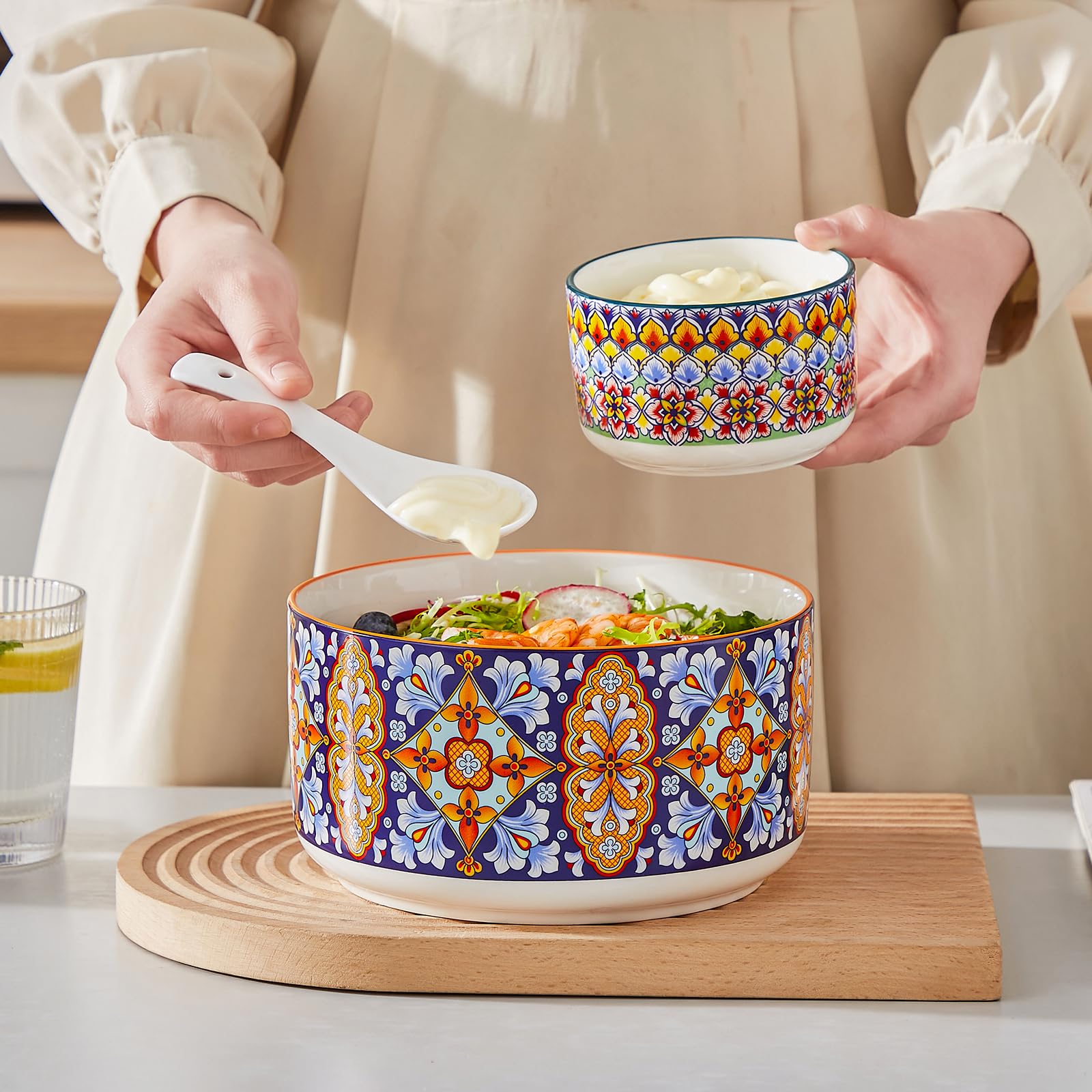 Conjunto apilable Vancasso para ahorrar espacio en la cocina