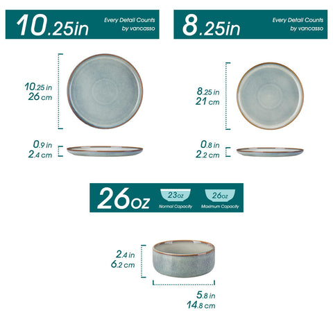 Vancasso Playa: platos de ensalada de 8,25 pulgadas para porciones ideales.