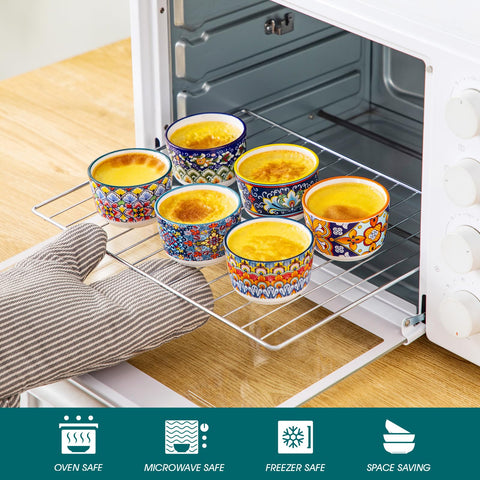 Ramequines Vancasso porcelana duradera apta para lavavajillas y horno