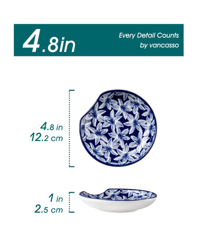 Vancasso reposacucharas ceramico resistente al calor, protege superficies.