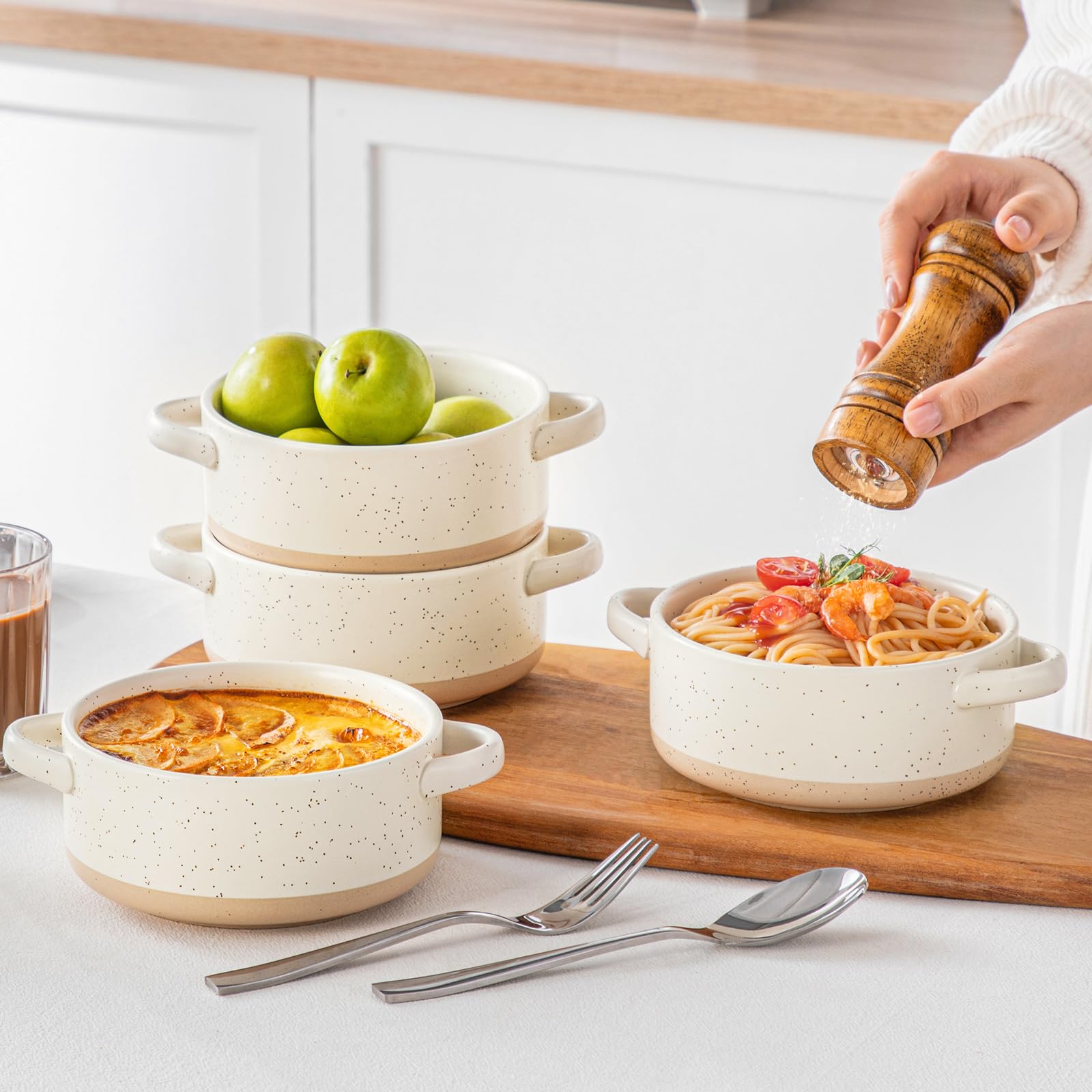 Vancasso Sabine tazones profundos para cereales, pastas y guisos
