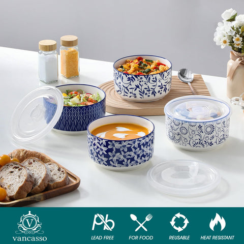Vancasso Selene: cuenco con tapa para almacenamiento sin olores