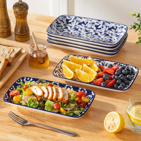 Selene de Vancasso, plato rectangular para cenas diarias y decoración de mesa.