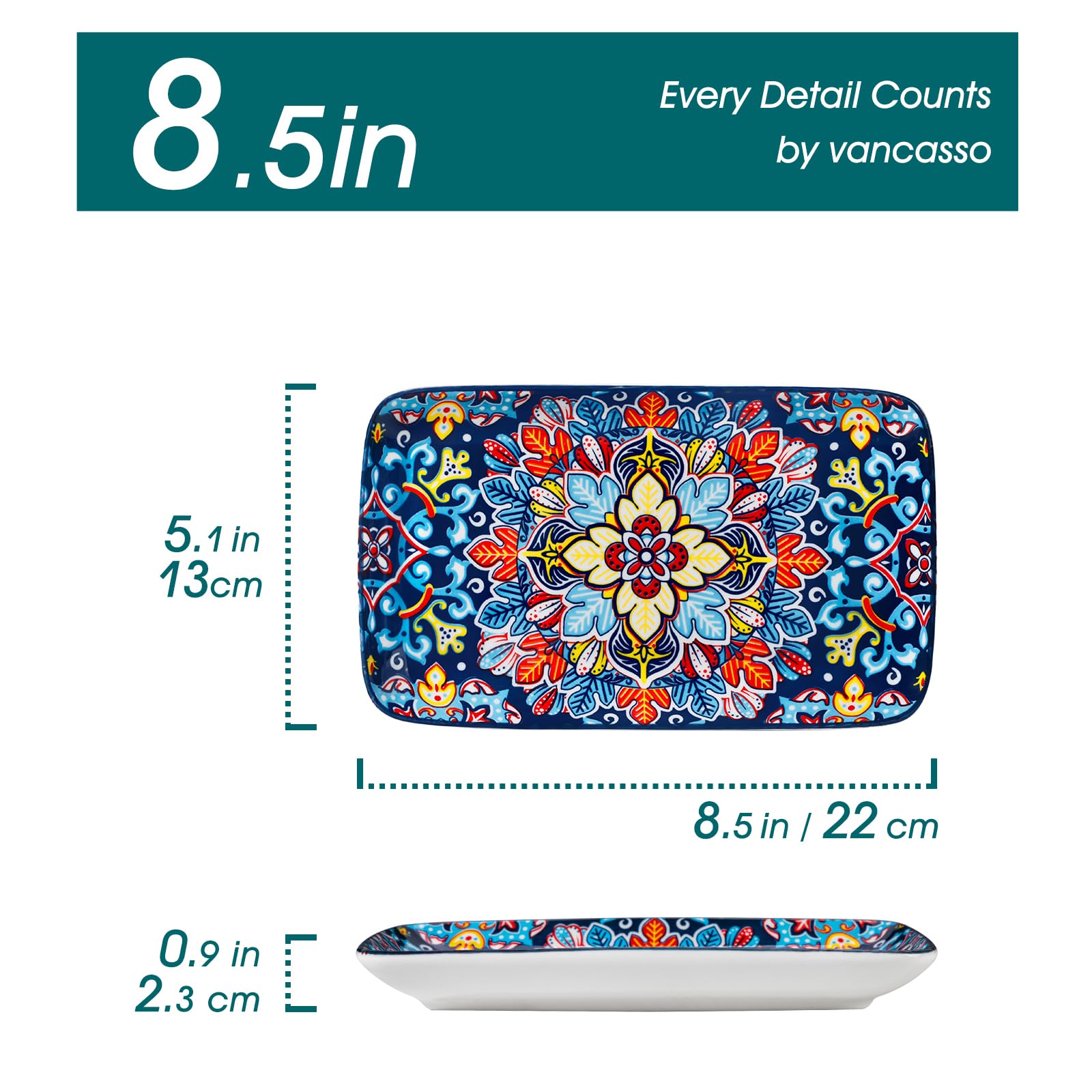 Vancasso Simi, diseno bohemio en porcelana, aporta elegancia a la mesa.