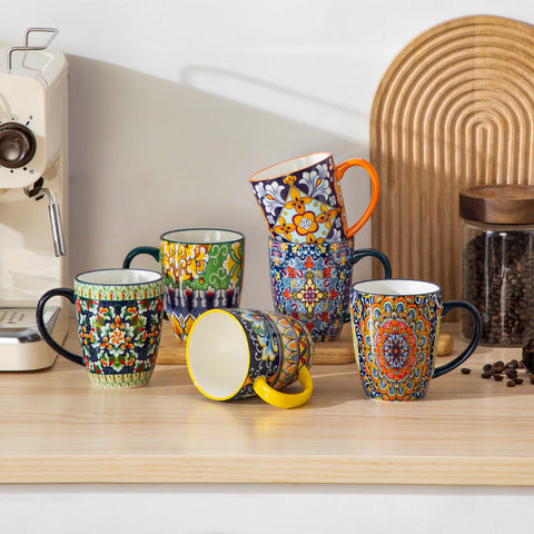 Vancasso SIMI tazas boho, juego de regalo listo para cualquier ocasión.