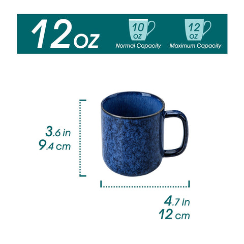 Conjunto de 6 tazas vancasso Starry sobre bandeja, perfecto para desayunos