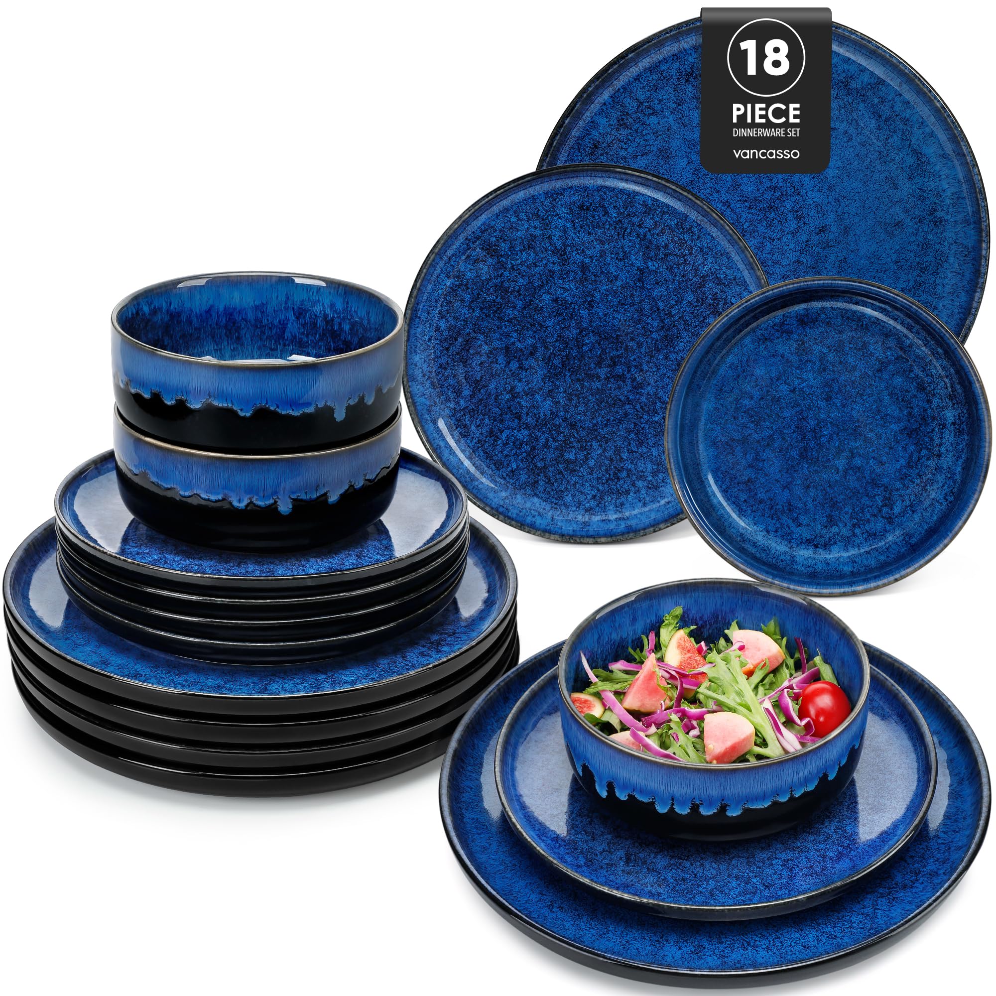 Vancasso Starry plato cena: vajilla elegante apta lavavajillas.