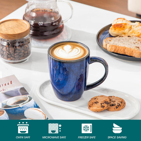 Tazas STARRY de porcelana sin plomo y duraderas para uso diario