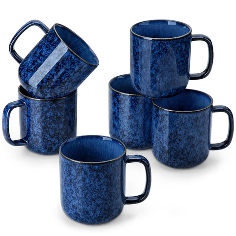 Taza vancasso STARRY 16oz interior azul, ideal para café caliente