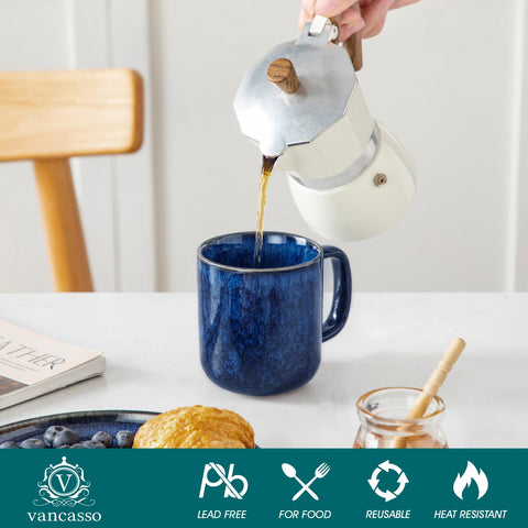 Taza vancasso Starry con esmalte denso, resistente a rayaduras