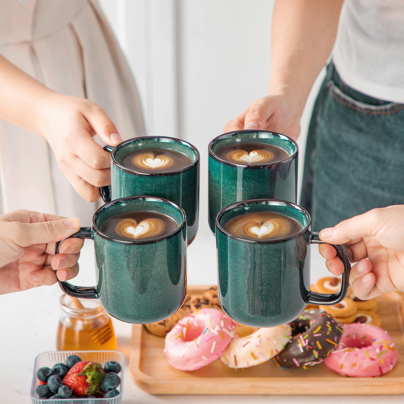Conjunto de 6 tazas STARRY, opción de regalo para amantes del café.