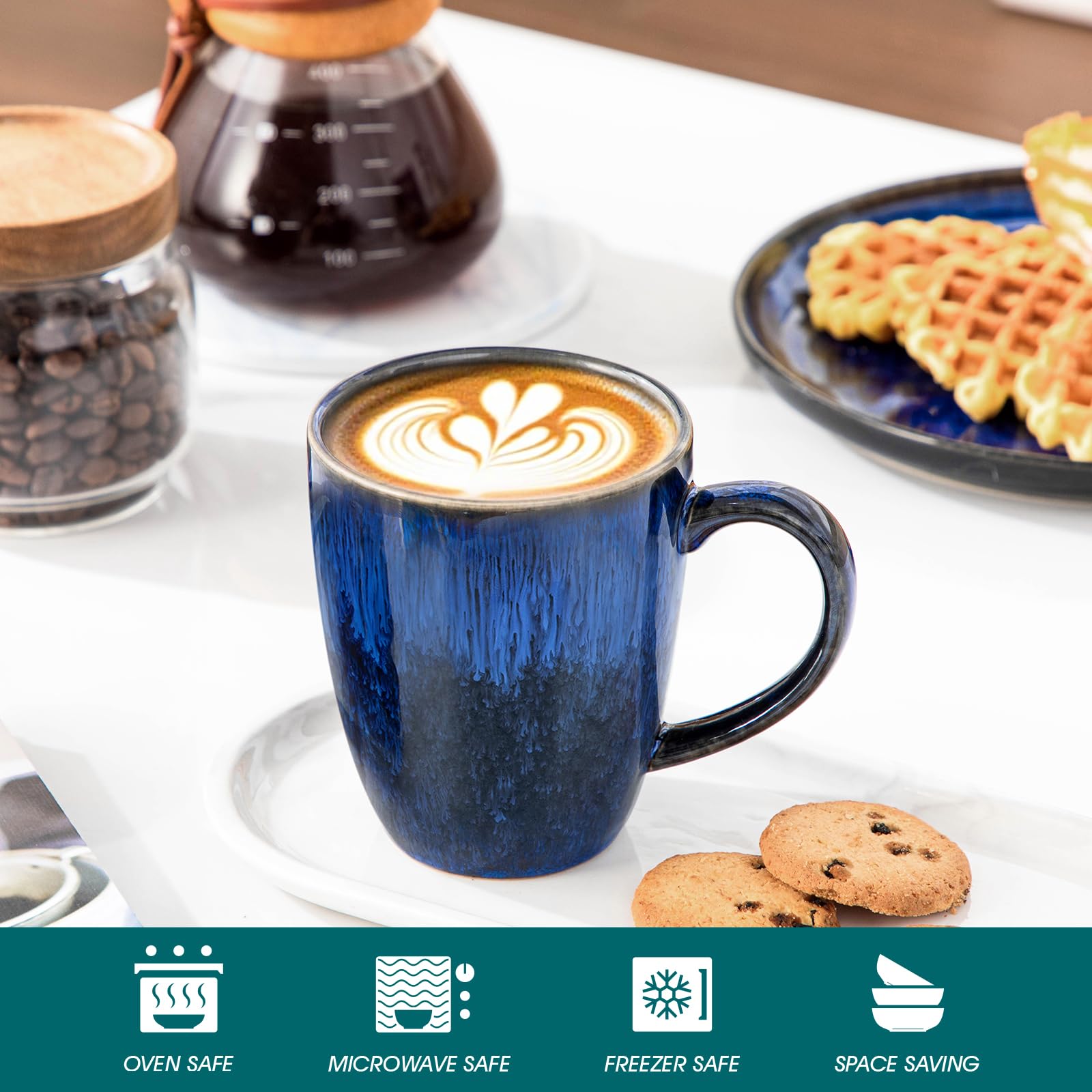 STARRY: taza cerámica con mango ergonómico para un agarre estable