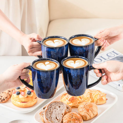 STARRY: taza apta para microondas y lavavajillas, limpieza fácil