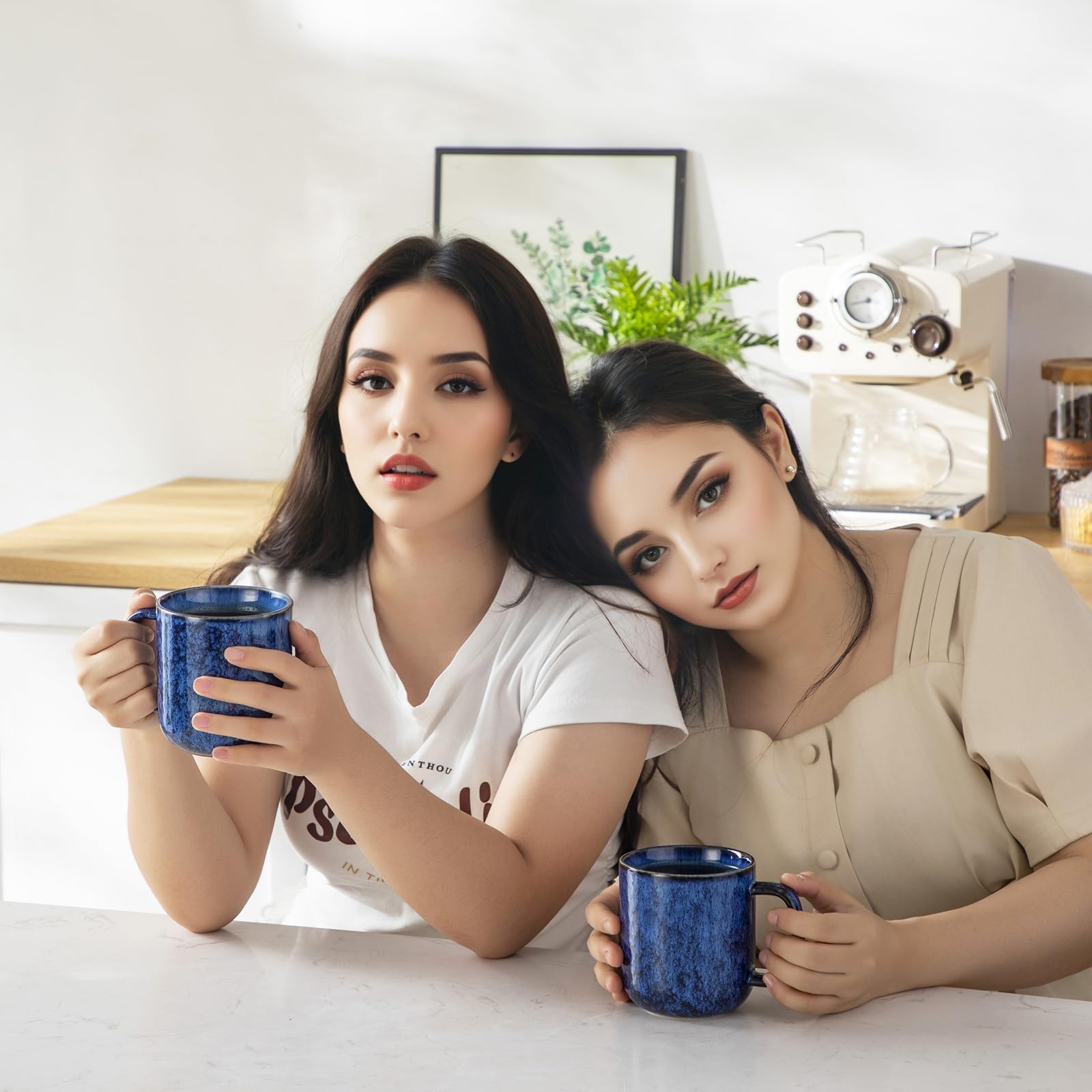 Uso diario con vancasso STARRY azul; ideal para Americano o té