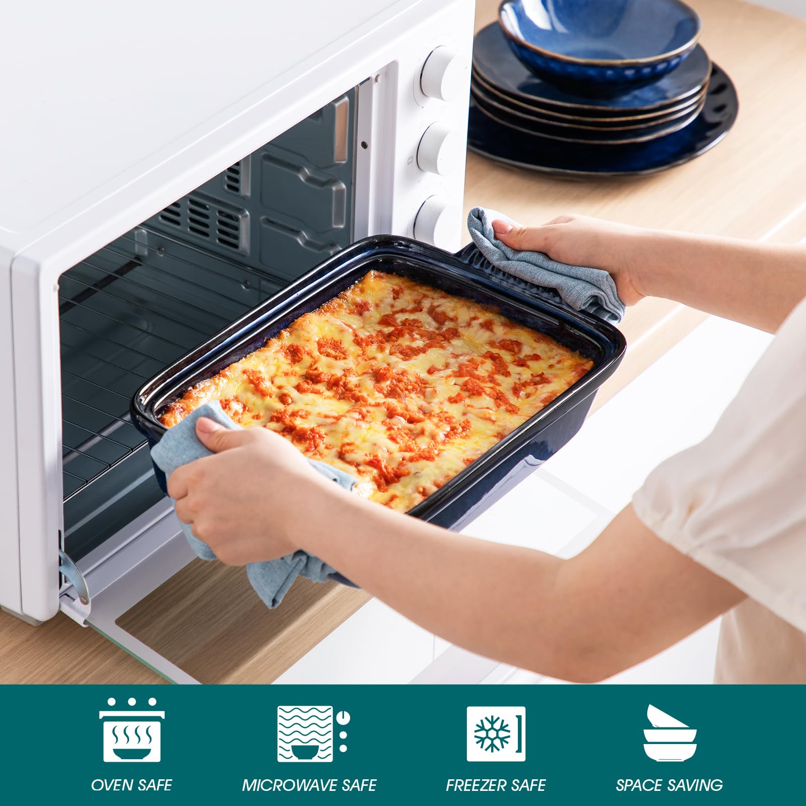 Cazuela Vancasso Starry segura en horno, microondas y lavavajillas