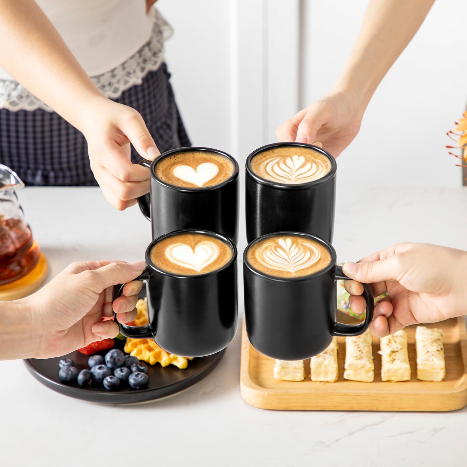 Uso diario para latte, té y chocolate caliente