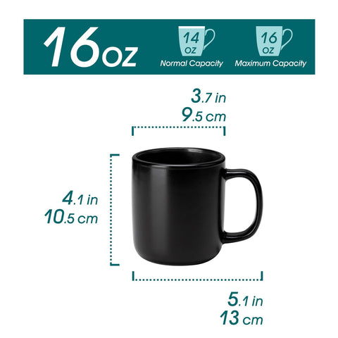 Taza vancasso para americano caliente, acabado mate y cómodo agarre.