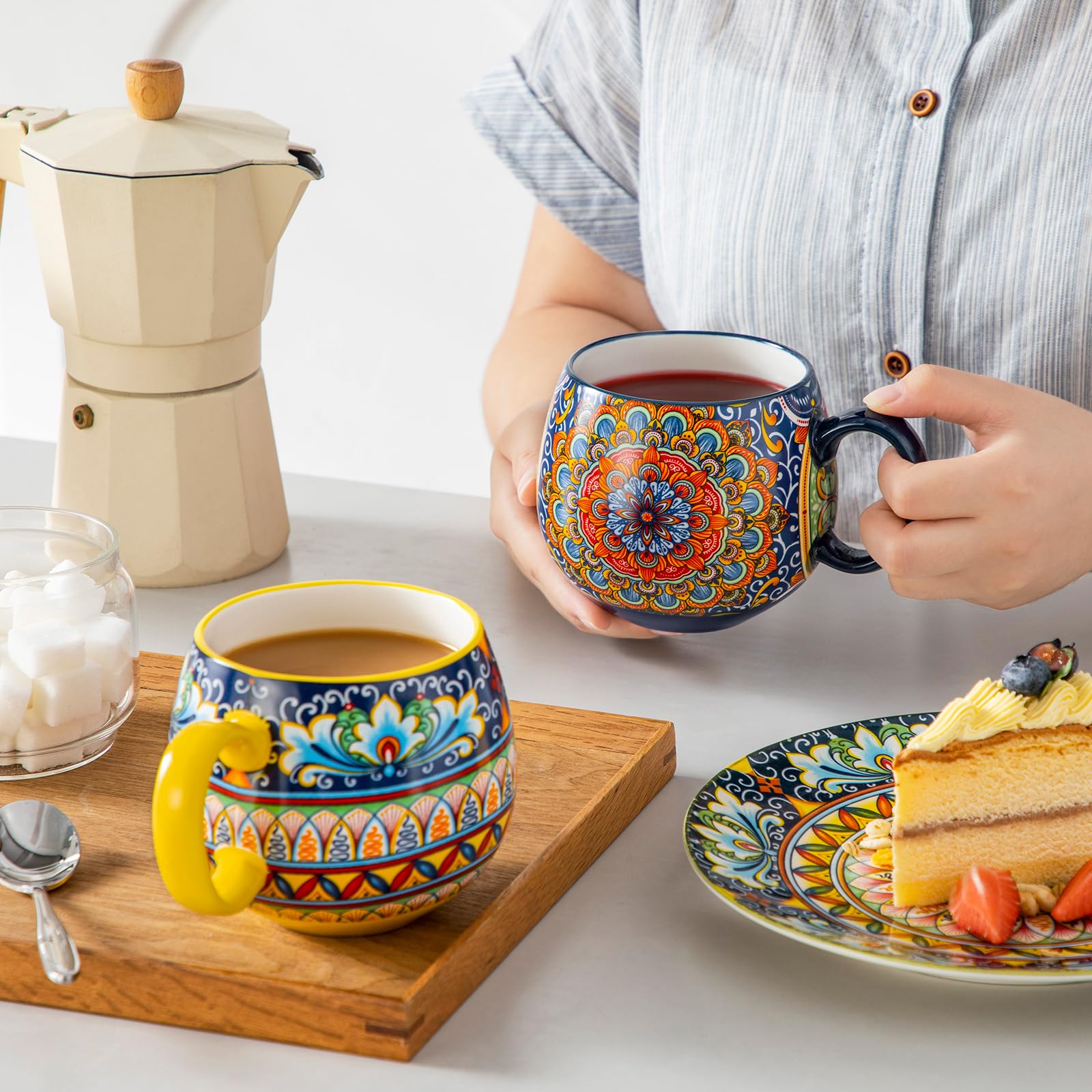 Cocina con estilo: tazas Vancasso elegantes y funcionales para el día a día.