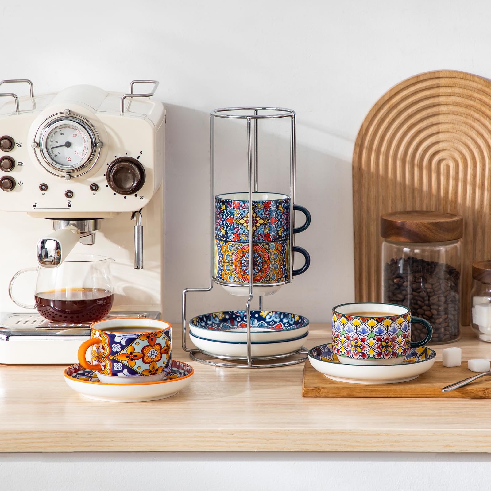 Tazas resistentes y duraderas Vancasso para disfrute diario.
