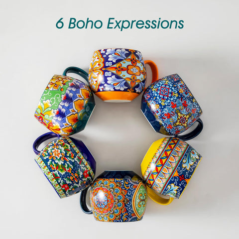 Opción de regalo: tazas Vancasso coloridas para ocasiones.