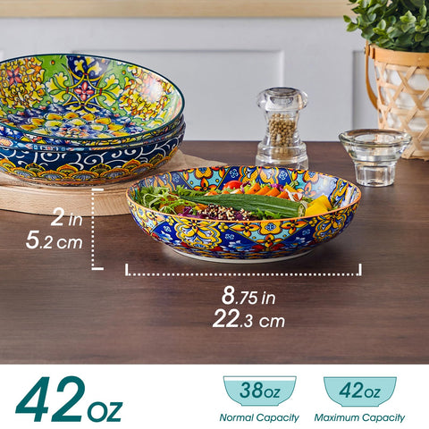 Tazones Vancasso para pasta, colores vivos que inspiran la mesa