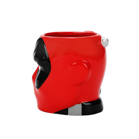 Taza Vandor Deadpool esculpida, uso diario cómodo y duradero.