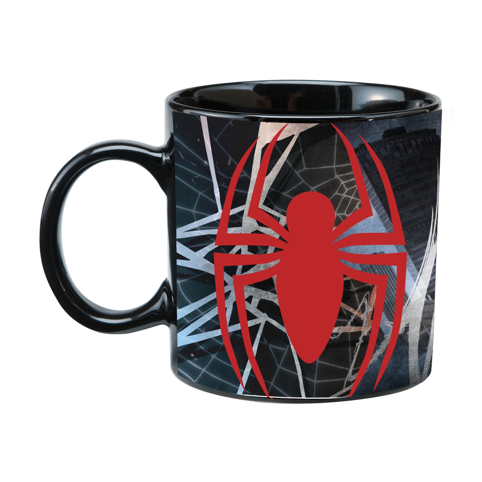 Asa ergonómica de la Vandor Spider-Man para un agarre cómodo