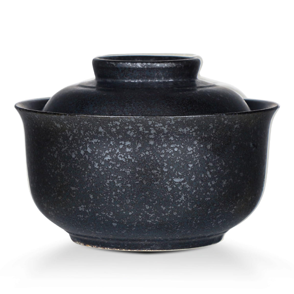VanEnjoy tazón ramen con tapa negro, ideal para uso rápido en microondas