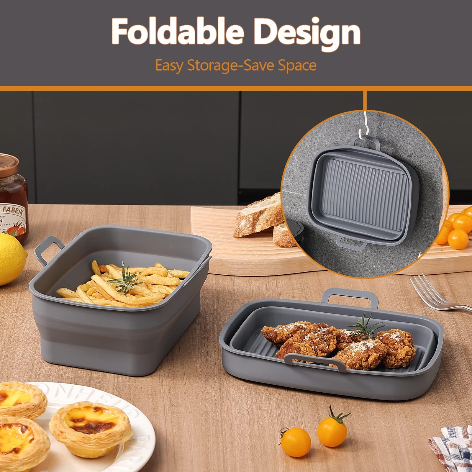 Liner de silicona Vangerute apto para alimentos y alta resistencia al calor.