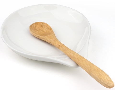 VanlonPro cerámico, descanso de cucharas elegante para mostrador de cocina.