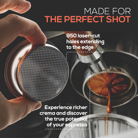 Vaneo portafiltro 54mm sin caño para limpieza rápida.