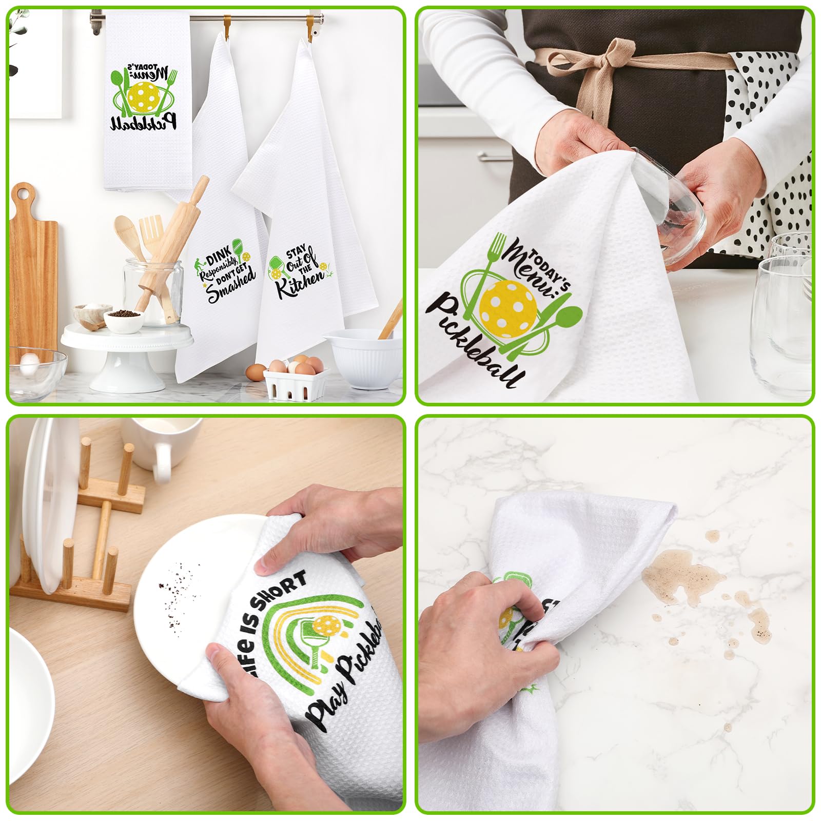 Vansolinne Pickleball: diseño divertido que decora la cocina y es práctico.