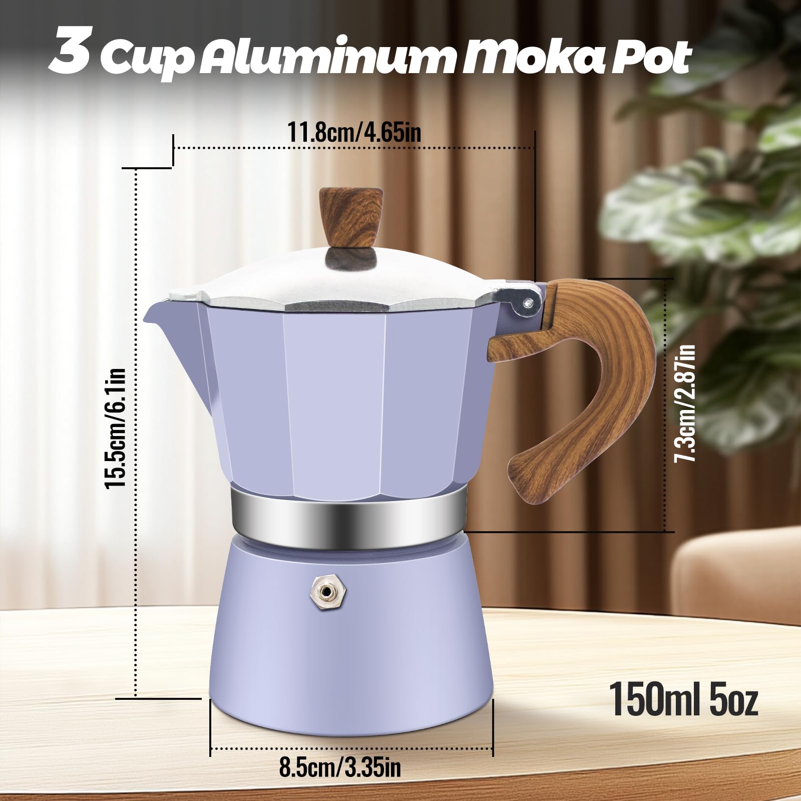 Vaolvpant Moka Pot, manija curva purpura
