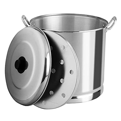 Vasconia Olla de Vapor 27.5 qt con base amplia para cocción uniforme