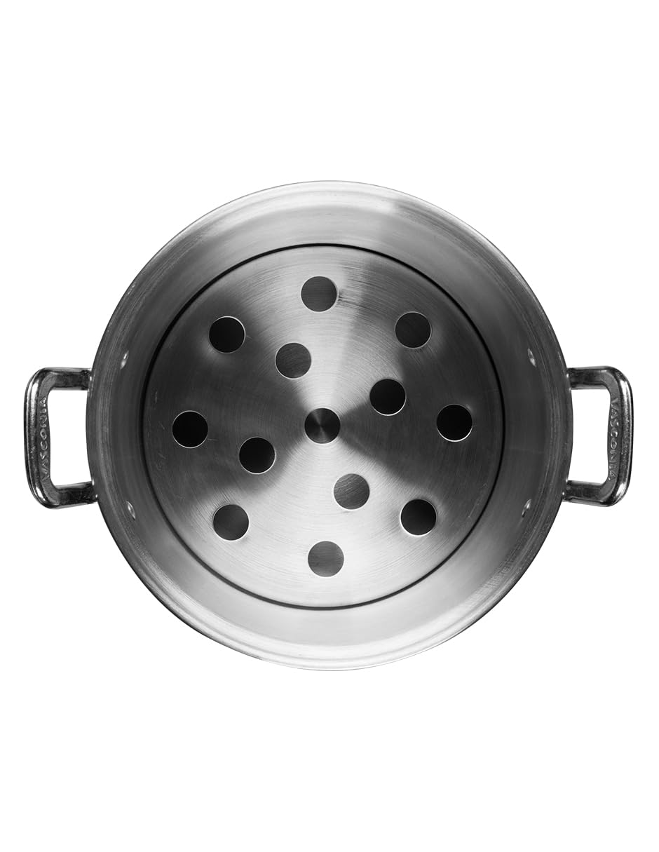 Olla Vasconia para tamales y más, cocción rápida.
