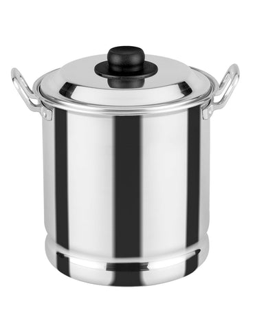 Olla Vasconia vapor con tapa de aluminio y bandeja incluida.