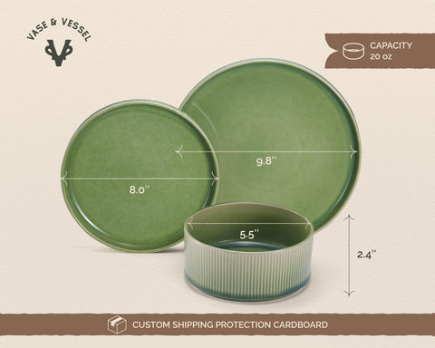 Vase and Vessel: empaque protector para envío seguro y entrega en buen estado.