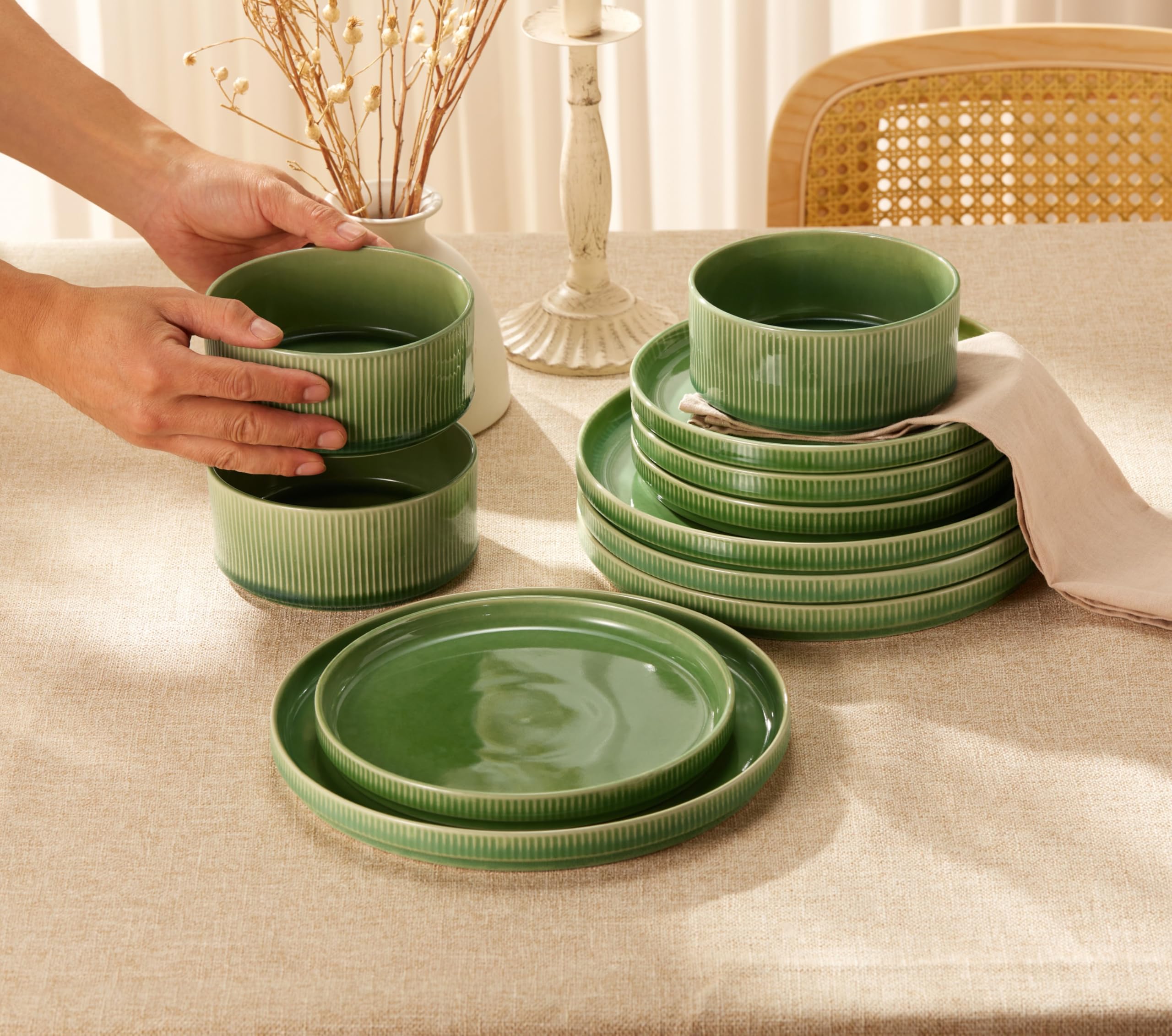 Vase and Vessel: tazón 20 onzas, práctico para sopas y guisos.