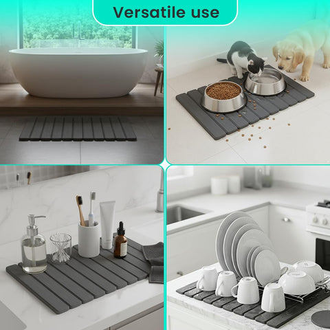 Vasiani conjunto incluye 4 posavasos para mesa ordenada