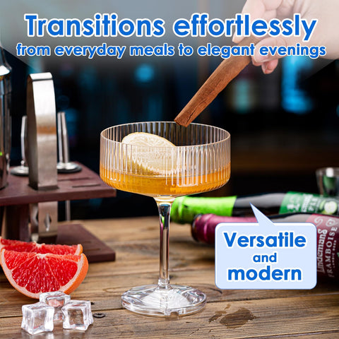 VasoArte set cocktail acrílico 20 unidades, opción versátil para fiestas.