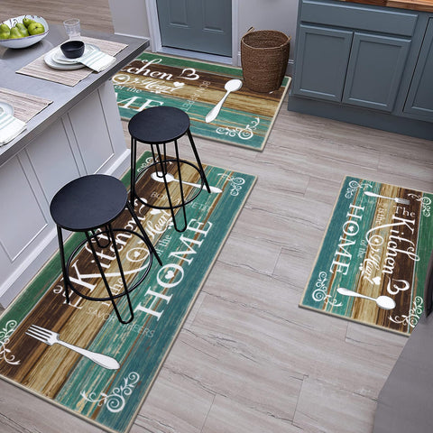 Alfombra de entrada Vaukki Boho, mantiene el piso seco al entrar.