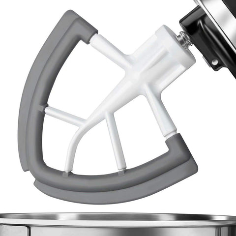 Vaxaape Flex Edge Beater con bordes de silicona para KitchenAid, mezcla consistente sin rascar el cuenco.