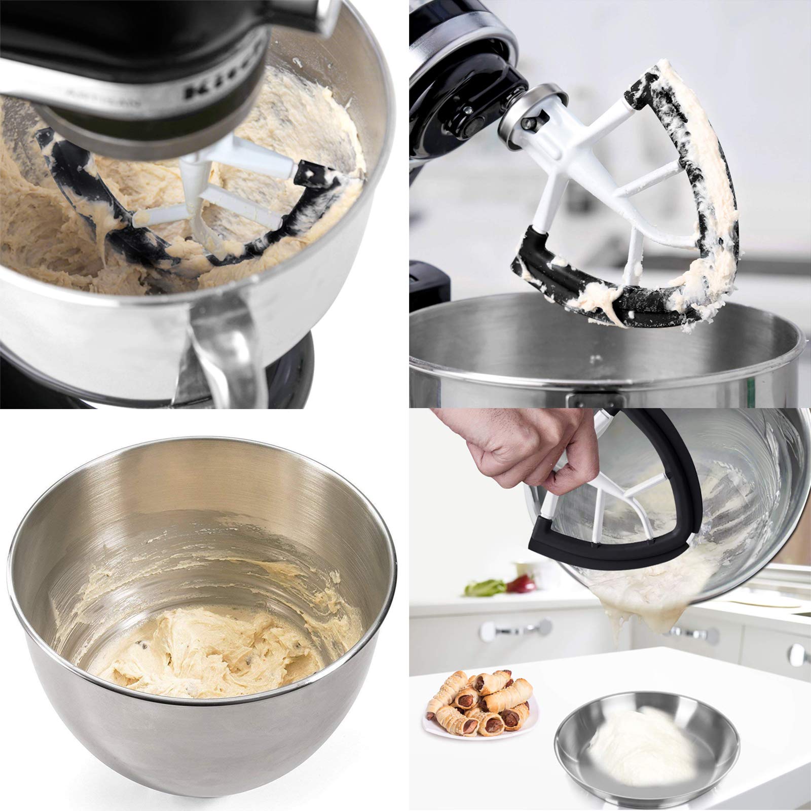 Vaxaape Flex Edge Beater con silicona antiadherente para mayor durabilidad