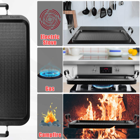 Ligera parrilla de aluminio Vayepro para uso interior y exterior