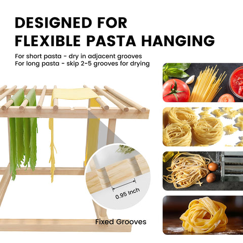 VAZINE ranuras-fijas-pasta-12: adaptan largo y ancho de las pastas.