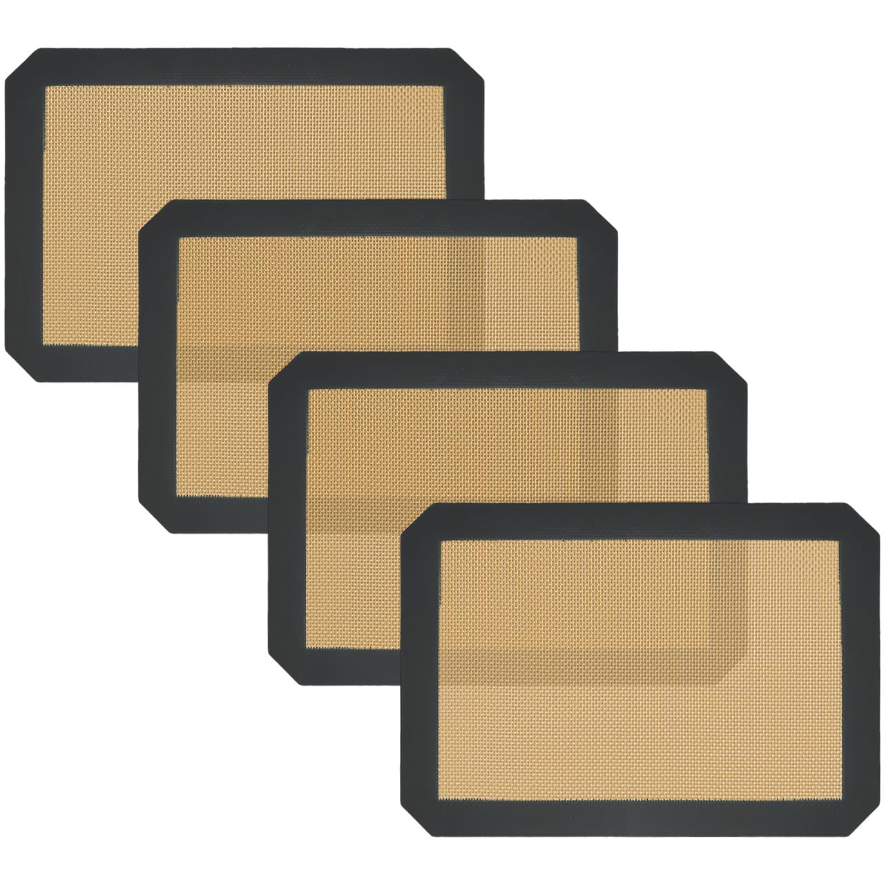 Tapetes de silicona VCHOMY conjunto 4, aptos para hornear, sin necesidad de papel para hornear.